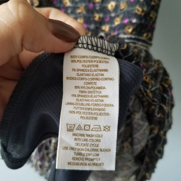 Free People Shimmy Ruffle Bodycon Dress Small - Picture 7 of 10